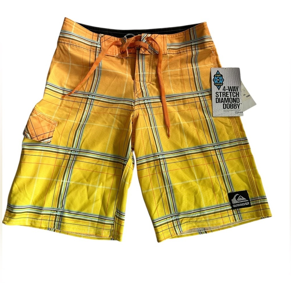 Boys New Quicksilver Board shorts Cypher Stretch size 24 9/10
